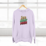 God Money Power Hoodie — Graphic Fleece Pullover with Crown Logo