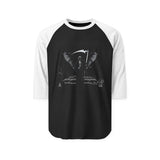 Raglan Shirt — Angel Of Death- Dark Angel Graphic 3/4 Sleeve Baseball Tee