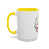 God Money Power Accent Coffee Mug — Inspirational Faith & Success Ceramic Mug (11/15oz)