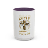 Money Power Accent Coffee Mug — GMP Cash Stack Design (11/15 oz)