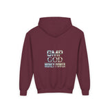 Youth Hoodie — GMP GOD Money Power Metallic Graphic Pullover