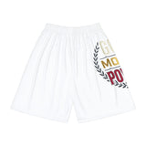 God Money Power Athletic Shorts — Men's Sports Shorts with Bold Crest Design