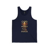 God Money Power Tank Top — Faith & Hustle Graphic Vest