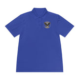 Eagle Logo Polo Shirt — "God Money Power (GMP)" Chest & Back Athletic Polo