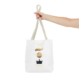 Inspirational 'God, Money, Power' Graphic Tote Bag