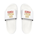 God Money Power Slide Sandals — Men's Removable-Strap Beach & Casual Slides