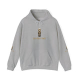 God • Money • Power Hoodie — Gold Block Logo Pullover