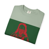 T‑Shirt — Retro Holiday Madonna Graphic Tee (green & red)