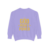 GMP "God Money Power" Sweatshirt — Gold Foil Graphic Crewneck