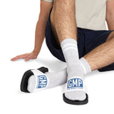 Men's GMP Logo Slide Sandals — Removable Strap Athletic Pool Slides