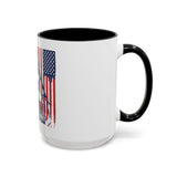 God, Money, Power Coffee Mug — Patriotic Street Art Accent Mug (11/15oz)