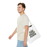 God Money Power Tote Bag — Inspirational Faith & Prosperity Canvas Tote