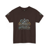 God Money Power Graphic Tee — Faith & Hustle Christian T-Shirt