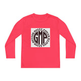Youth Long Sleeve Tee — "GMP" Good Money Power Circular Logo