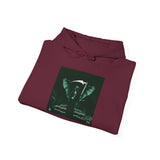 Angel Of Death Hoodie — Dark Green Guardian Graphic Pullover