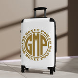 Suitcase — God Money Power (GMP) Monogram Carry-On Luggage