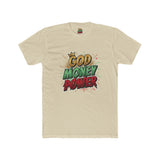 God Money Power Graphic Tee — Bold Faith & Hustle Shirt