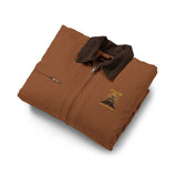 Work Jacket — Embroidered Golden Bear Chest Patch