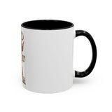 Coffee Mug — "God Money Power" Crown & Gauntlet Accent Ceramic Mug (11/15oz)