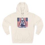 Patriotic 'God Money Power' Hoodie — Americana Flag Graphic Fleece Hoodie