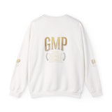 GMP 'God Money Power' White Crewneck Sweatshirt