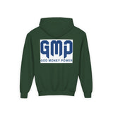 GMP “God Money Power” Youth Hoodie — Bold Faith & Motivation Pullover