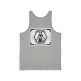 Jesus Money Graphic Tank - Vintage Dollar Note Design