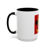 God Money Power Coffee Mug — Bold Red Retro Palm Design (11/15oz)