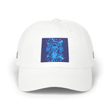 Dad Cap — Blue Sequin Statue Patch Embroidered Baseball Hat