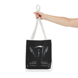 Angel Of Death Grim Reaper Wings Tote Bag — Gothic Scythe Design
