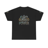 God Money Power Graphic Tee — Faith & Hustle Christian T-Shirt