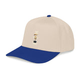 Vertical Wildlife Icons Mid-Profile Baseball Cap — Nature Lover Trucker Hat