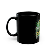 God Money Power Black Mug — Inspirational Faith & Wealth Coffee Cup (11oz/15oz)