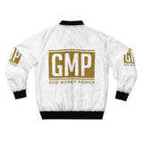 Bomber Jacket — GMP "God Money Power" Gold Logo Streetwear