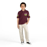 Youth Polo Shirt — Colorful "Camp Gov Summer Power" Logo Tee