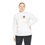 Quarter-Zip Pullover — "GMP God Money Power" Colorful Graphic
