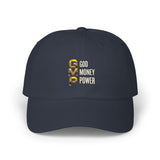 Dad Cap — Gold Leopard "GWP: Good Weekend Planner" Embroidered Baseball Hat