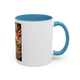 Coffee Mug - 'God Money Power' Pyramid Graphic Accent Mug (11/15oz)
