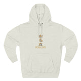 God Money Power Hoodie — Crown & Coin Vertical Graphic Fleece Hoodie