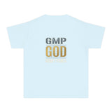 Youth Tee — "GMP GOD" Inspirational Christian Graphic Shirt