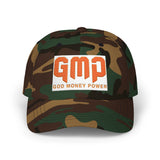 Good Money Power Embroidered Dad Cap — White Casual Baseball Hat