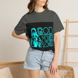 God Money Power T-Shirt — Retro Neon Faith & Hustle Graphic Tee