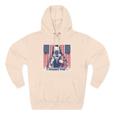 Patriotic 'God Money Power' Hoodie — Americana Flag Graphic Fleece Hoodie
