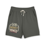 Money Power Fleece Sweat Shorts — Garment-Dyed Lightweight Lounge Shorts