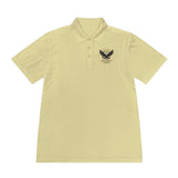 Eagle Logo Polo Shirt — "God Money Power (GMP)" Chest & Back Athletic Polo
