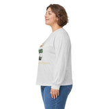 Long Sleeve Tee — "God · Money · Power" Graphic