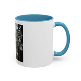 Angel Of Death- Gothic Grim Reaper & Serpent Accent Coffee Mug — Dark Fantasy Skull Art
