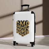 Suitcase — 'GMP Good Money Power' Graphic Carry-On Luggage