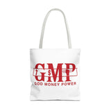 God Money Power (GMP) Red Logo Tote Bag – Faith & Wealth Statement Tote