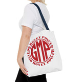 Tote — "GMP (God Money Power)" Red Logo Canvas Tote Bag